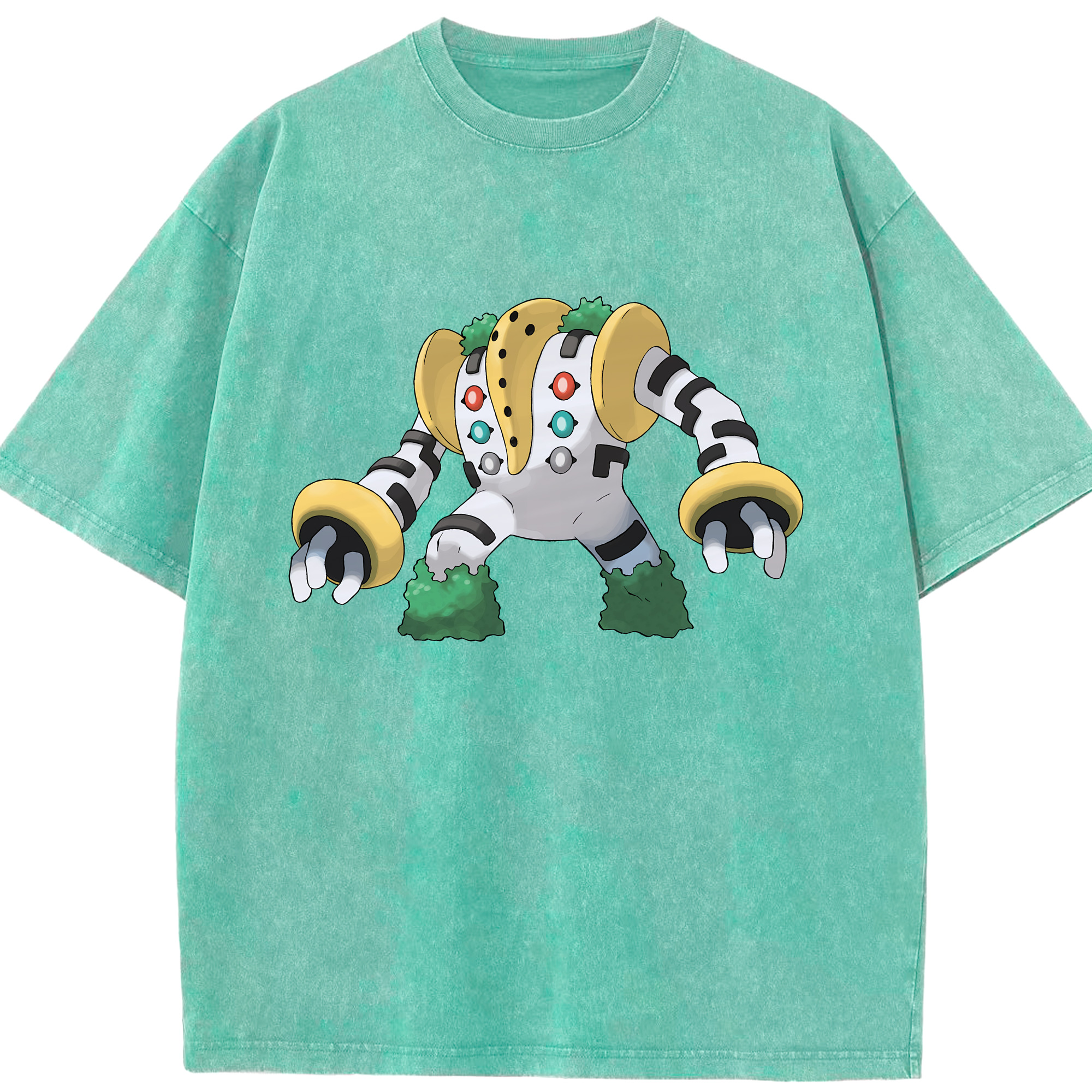 （画像用） ポケットモンスター Pokémon 綿100% ヴィンテージ風 半袖Tシャツ（フロントプリント）